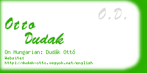 otto dudak business card